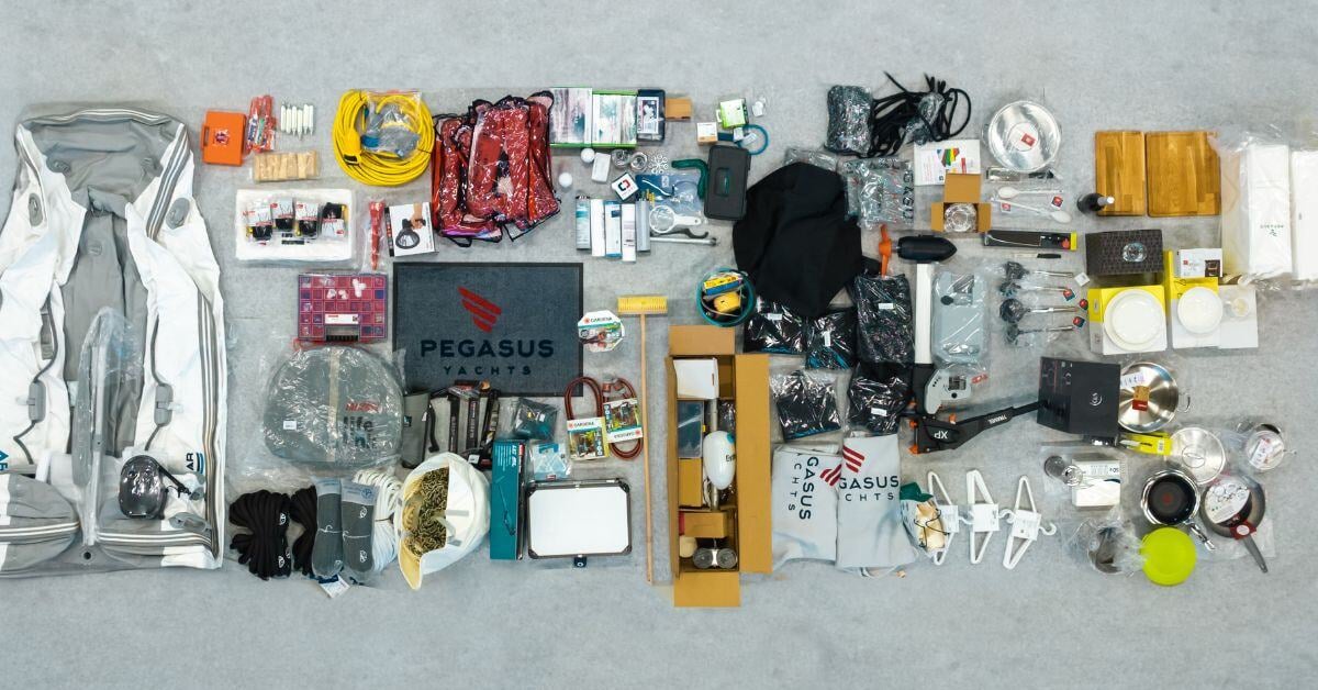 Pegasus 50 yacht boat equipment and accessories