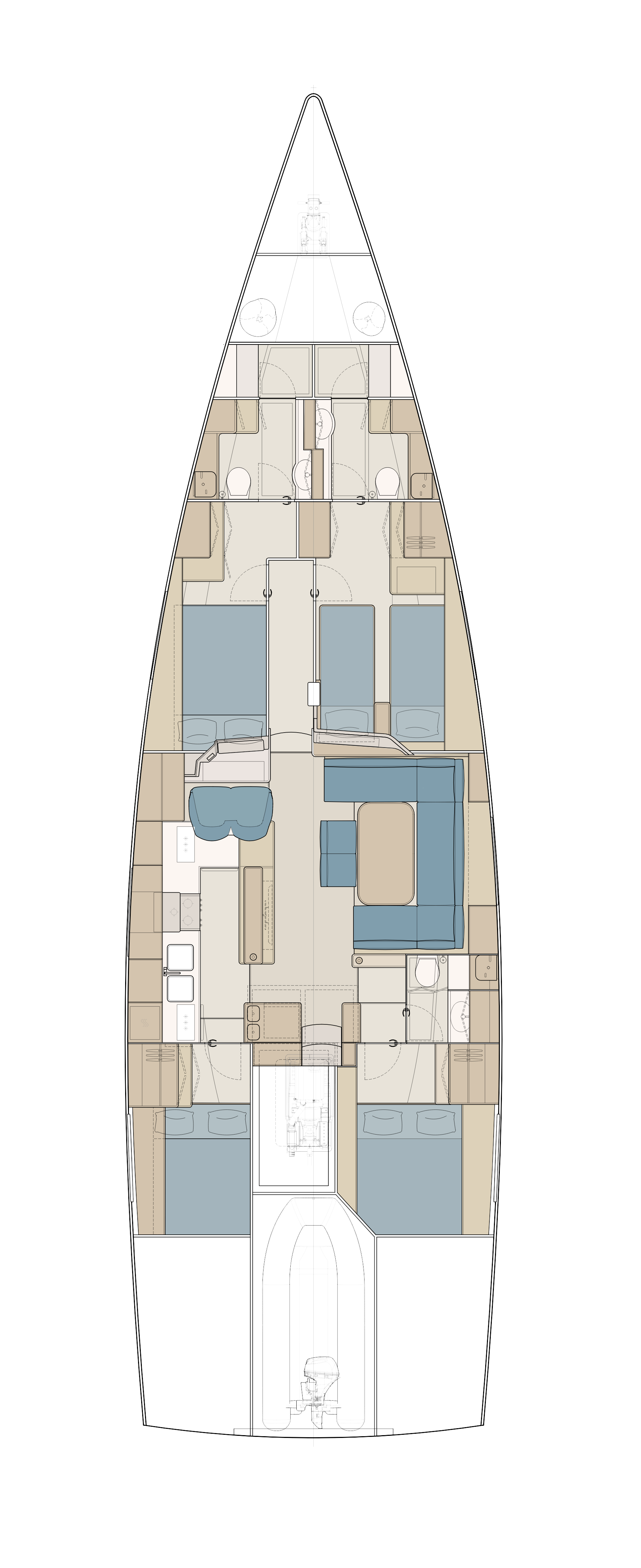 Pegasus 67 layout with flexible space for family